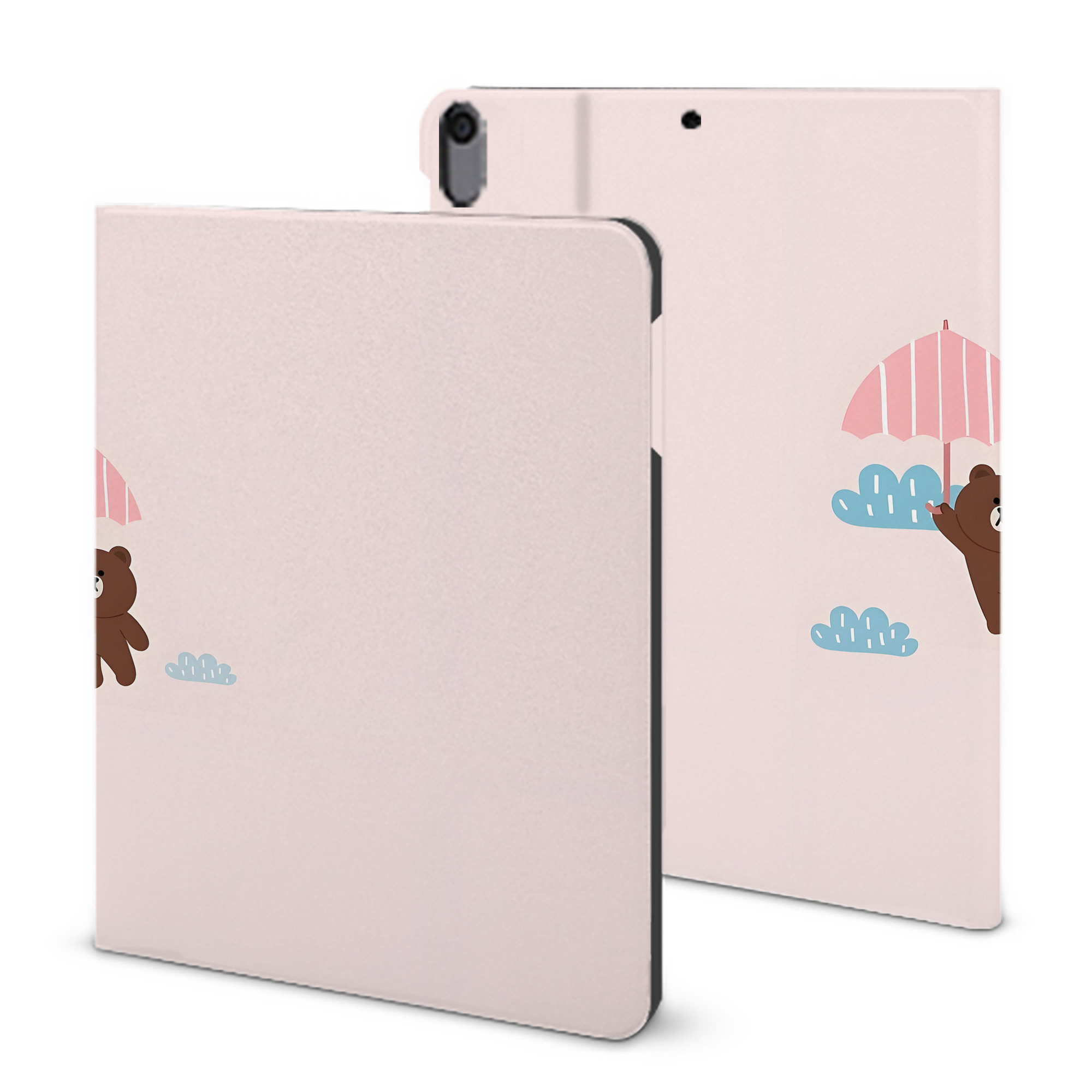 （画像用） リラックマ リラックマ キイロイトリ Rilakkuma Korilakkuma Kiiroitori IPad ケース ブック型 PUレザー TPU 耐衝撃 軽量 薄型 ペン収納なし 全面保護 IPad 各モデル対応